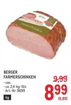 FARMERSCHINKEN Art.-Nr. 9699