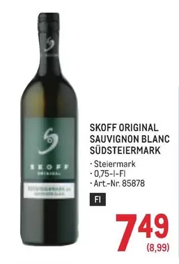 ORIGINAL SAUVIGNON BLANC SÜDSTEIERMARK