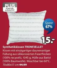 Synthetikkissen TRONFJELET