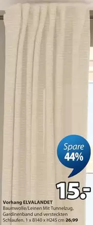 Vorhang ELVALANDET