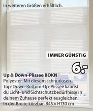 Up & Down-Plissee BOKN