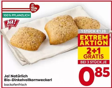 Bio-Dinkelvollkornweckerl