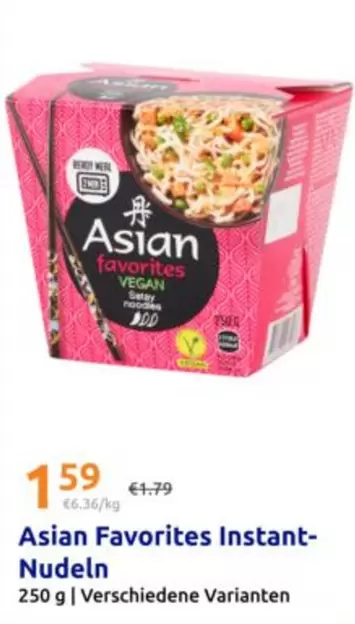 Vegan - Asian Favorites Instant-Nudeln