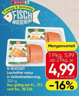Lachsfilet natur