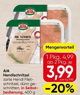 Hendschnitzel zarte Hendl Filet-schnitzel