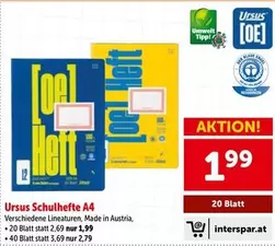 Schulhefte A4