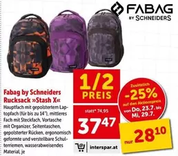 Schneiders - Rucksack "Stash X"