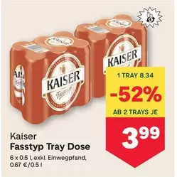 Fasstyp Tray Dose