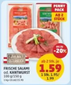 FRISCHE SALAMI od. KANTWURST