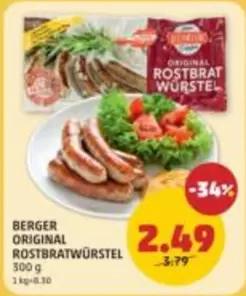 ROSTBRATWÜRSTEL