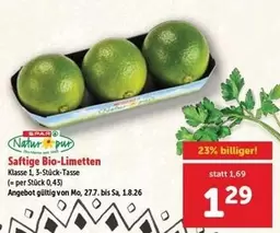 Saftige Bio-Limetten