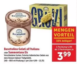 Gelato all'Italiana oder Sammontana Eis