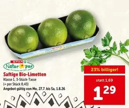 Saftige Bio-Limetten