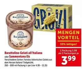 Gourmet - Barattolino Gelati all'Italiana oder Sammontana Eis