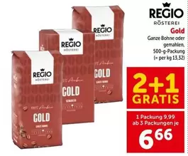 Gold -  Ganze Bohne oder gemahlen