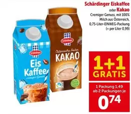 Schärdinger Eiskaffee oder Kakao