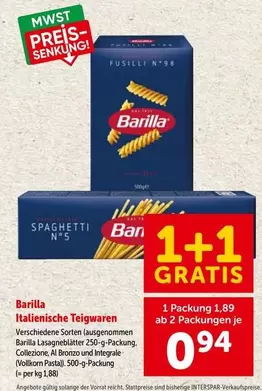Italienische Teigwaren