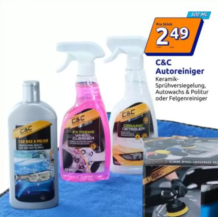 Autoreiniger Keramik-Sprühversiegelung, Autowachs & Politur oder Felgenreiniger