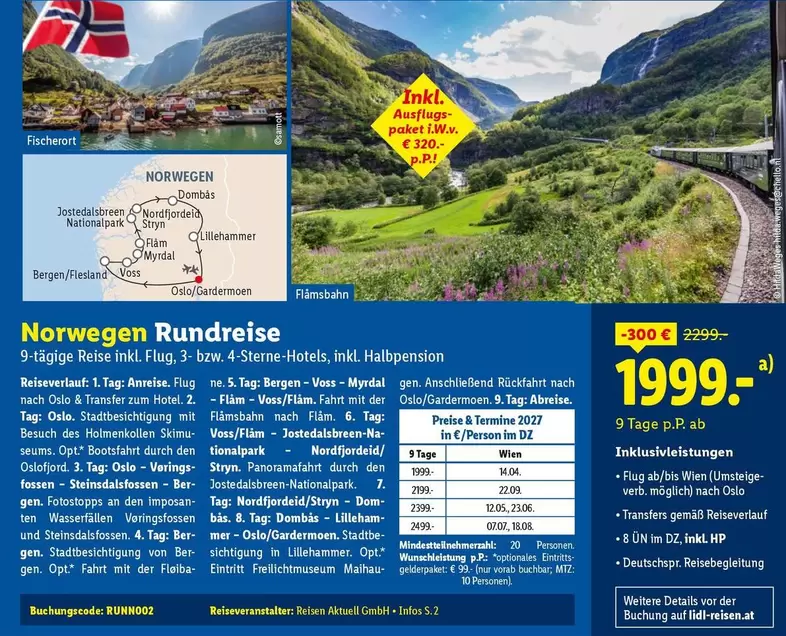 Hp - Norwegen Rundreise