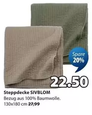 Steppdecke SIVBLOM