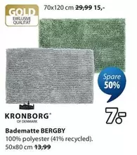 Gold - Badematte BERGBY