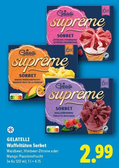 Supreme - Waffeltüten Sorbet