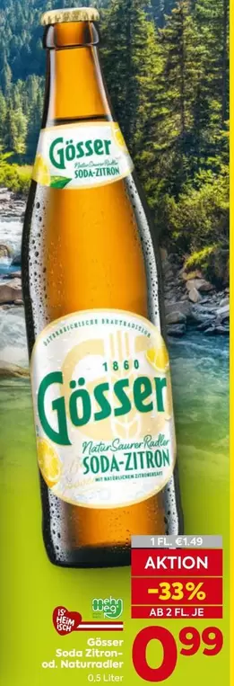 Soda-Zitron od. Naturperle
