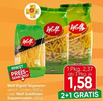 Wolf -  Teigwaren,  Goldfaden Suppennudeln