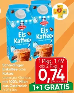 Eis Kaffee oder Kakao