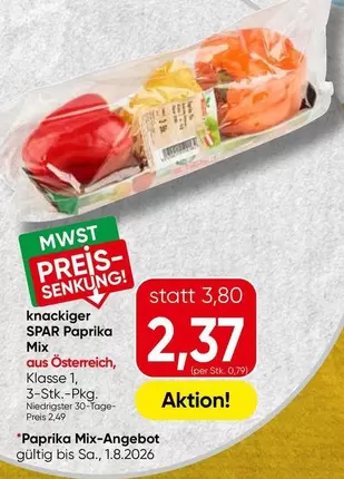 Mix - knackiger SPAR Paprika