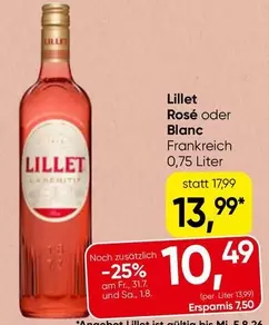 Lillet - Rosé oder Blanc
