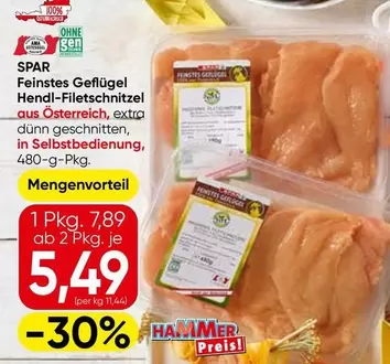 Ama - Feinstes Geflügel Hendl-Filetschnitzel