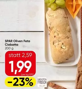 Oliven Feta Ciabatta