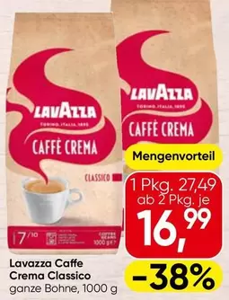 Caffè Crema Classico ganze Bohne