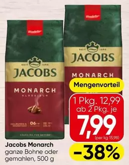 Monarch ganze Bohne oder gemahlen