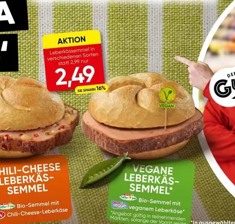 Vegan - Leberkäse-Semmel