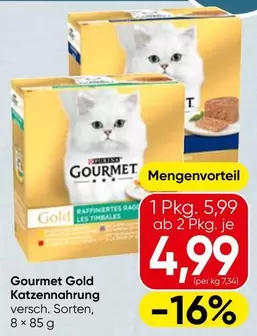 Gourmet - Gold Katzenahrung
