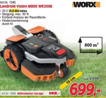 Landroid Vision M800 WR208E