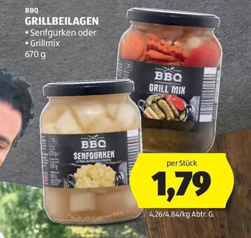Mix - BBQ Grillbeilagen - Senfgurken oder Grillmix