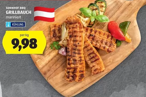 GRILLBAUCH mariniert