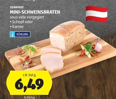 MINI-SCHWEINSBRATEN sous vide vorgegart