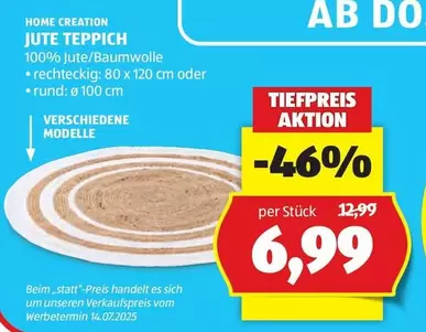 JUTE TEPPICH