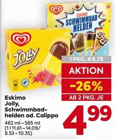 Eskimo Jolly, Schwimmbadhelden od. Calippo