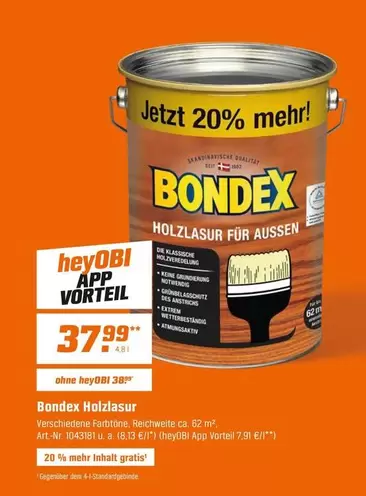Holzlasur für aussen