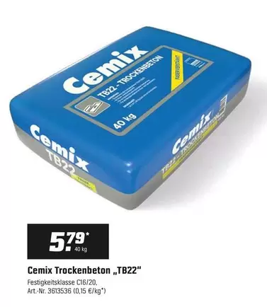 Trockenbeton TB22