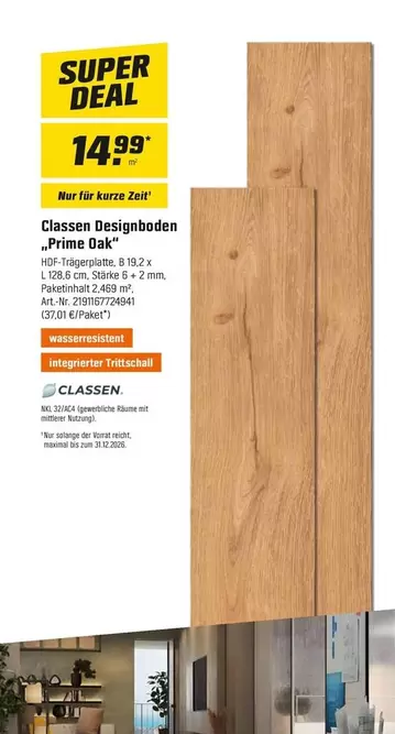 Classen Designboden "Prime Oak"