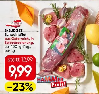 S-BUDGET Schweinsfilet