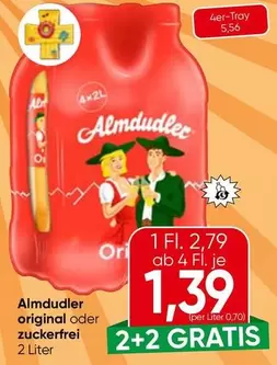 Almdudler original oder zuckerfrei