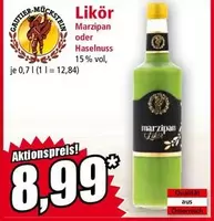 Likör Marzipan oder Haselnuss