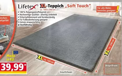 XL-Teppich "Soft Touch"